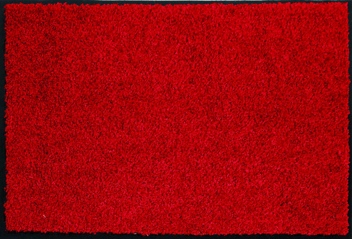 FUSSMATTE - Rot, Konventionell, Textil (80/120cm) - Esposa