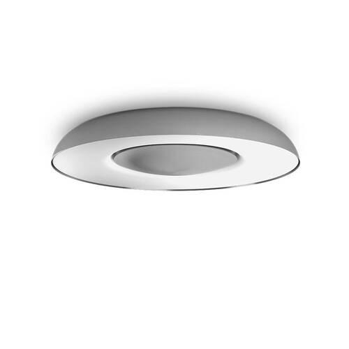 LED-DECKENLEUCHTE White Ambiance Still  Smart 39,1/7,1 cm   - Silberfarben, Design, Metall (39,1/7,1cm) - Philips HUE