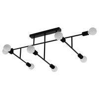 DECKENLEUCHTE 40 W    118/51/35 cm  - Schwarz, MODERN, Metall (118/51/35cm)