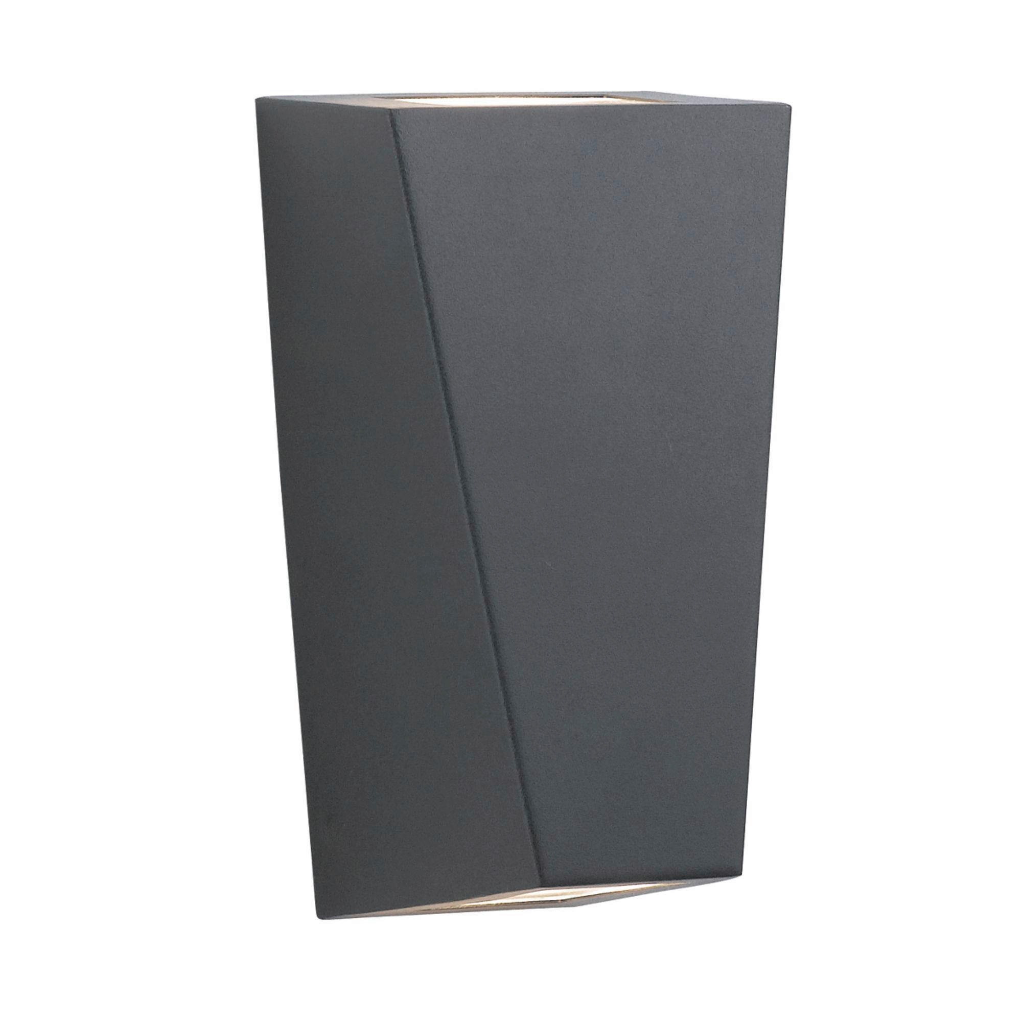 LED-UTOMHUSLAMPA - svart, Basics, metall/glas (12/22cm)