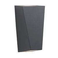 LED-UTOMHUSLAMPA - svart, Basics, metall/glas (12/22cm)