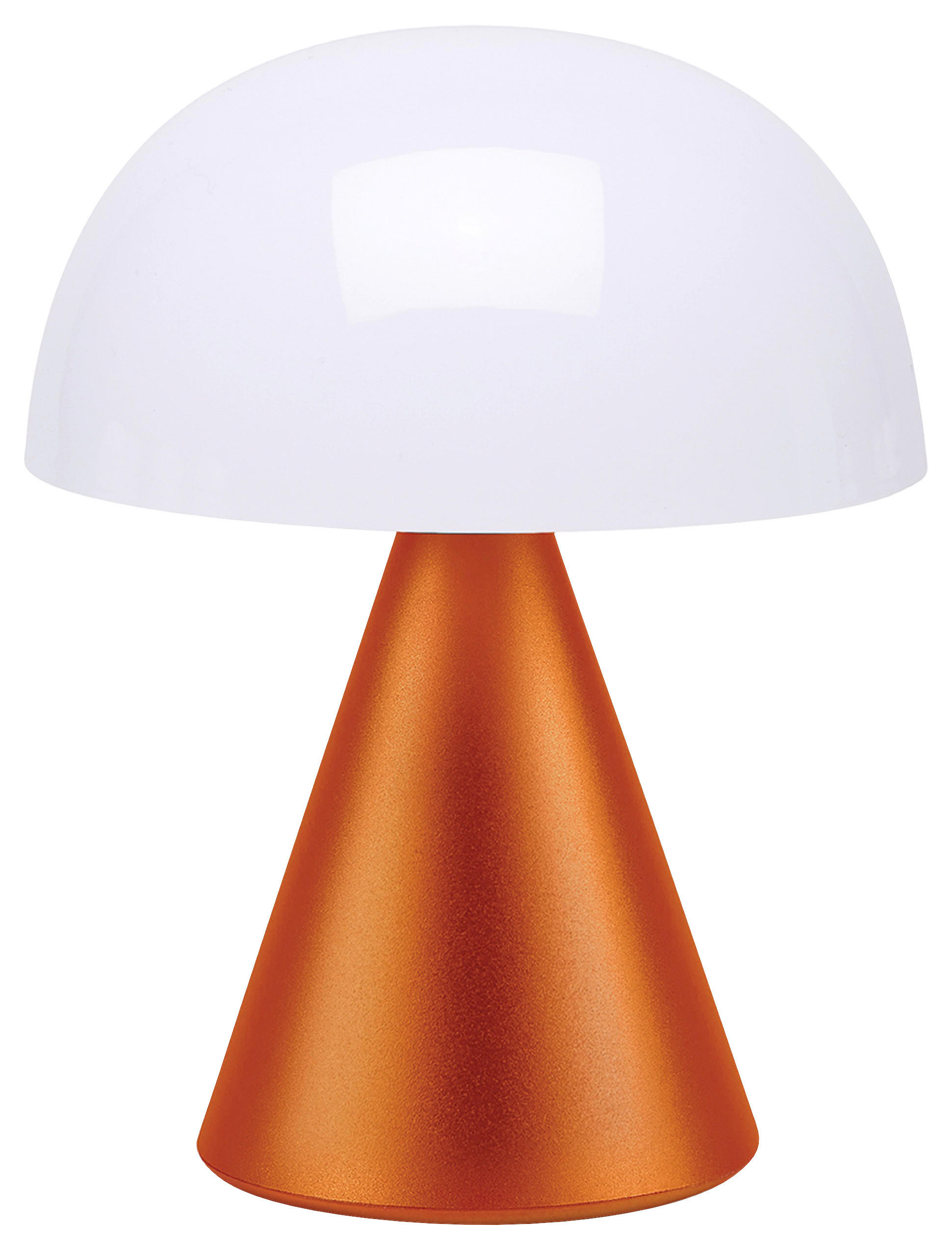 TISCHLEUCHTE  - Orange, Design, Kunststoff/Metall (14/17/14cm)