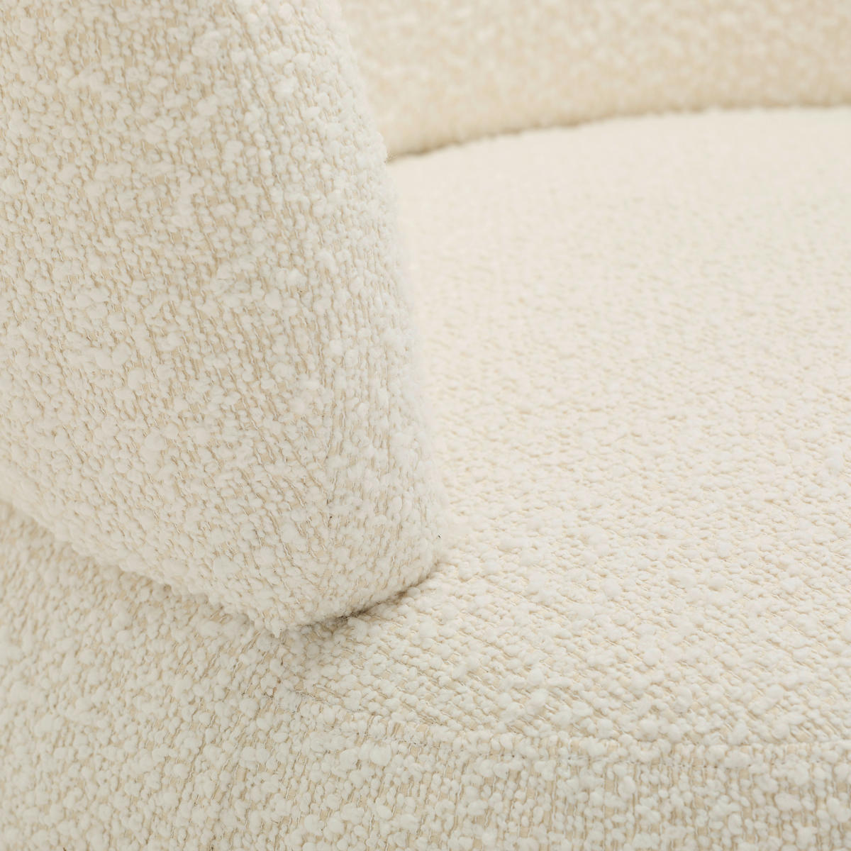 FÅTÖLJ i metall, textil vit  - vit/svart, Design, metall/textil (73.5/72.5/71.5cm) - Xora