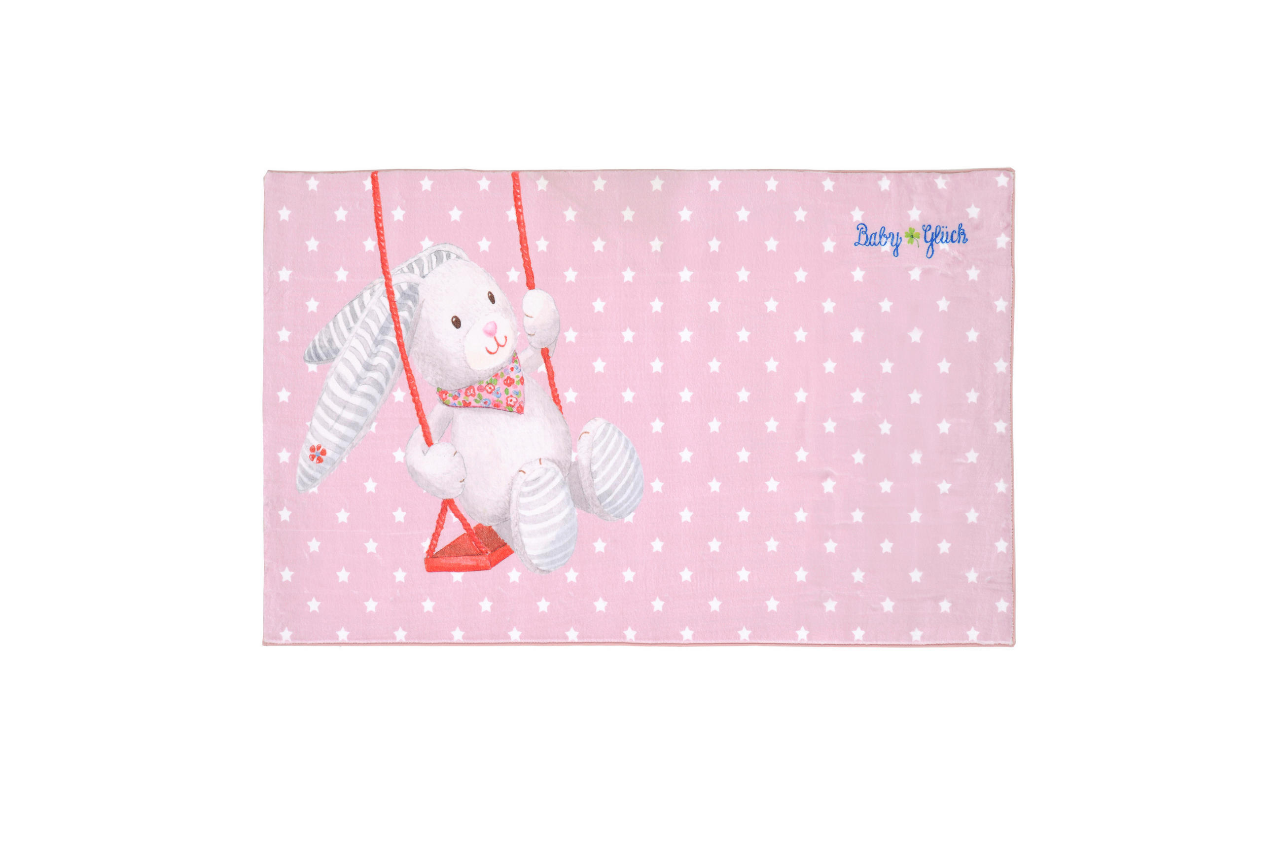 KINDERTEPPICH 100/160 cm Baby Glück  - Hellrosa, Design, Textil (100/160cm)