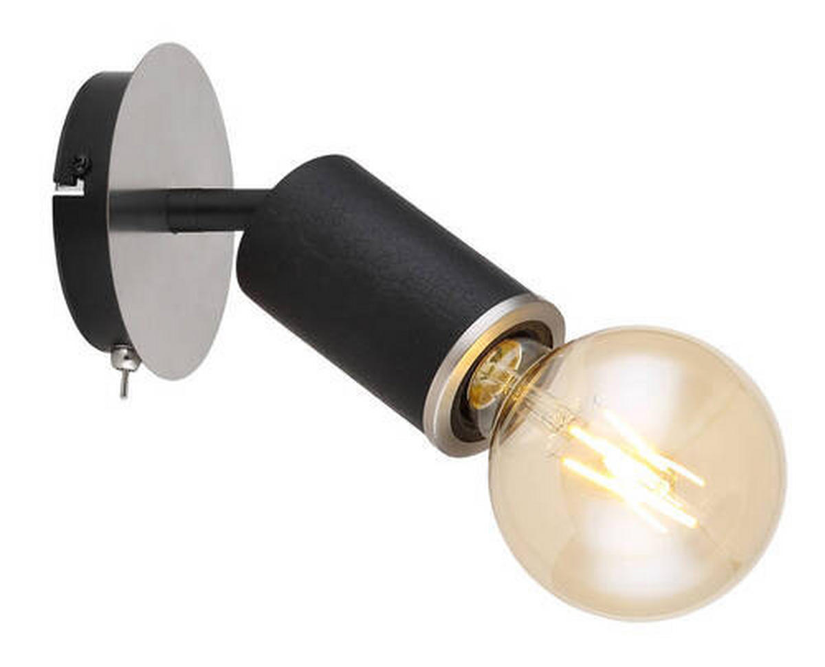 SPOTLIGHT 12/18/17 cm   - svart, Basics, metall/trä (12/18/17cm) - Globo