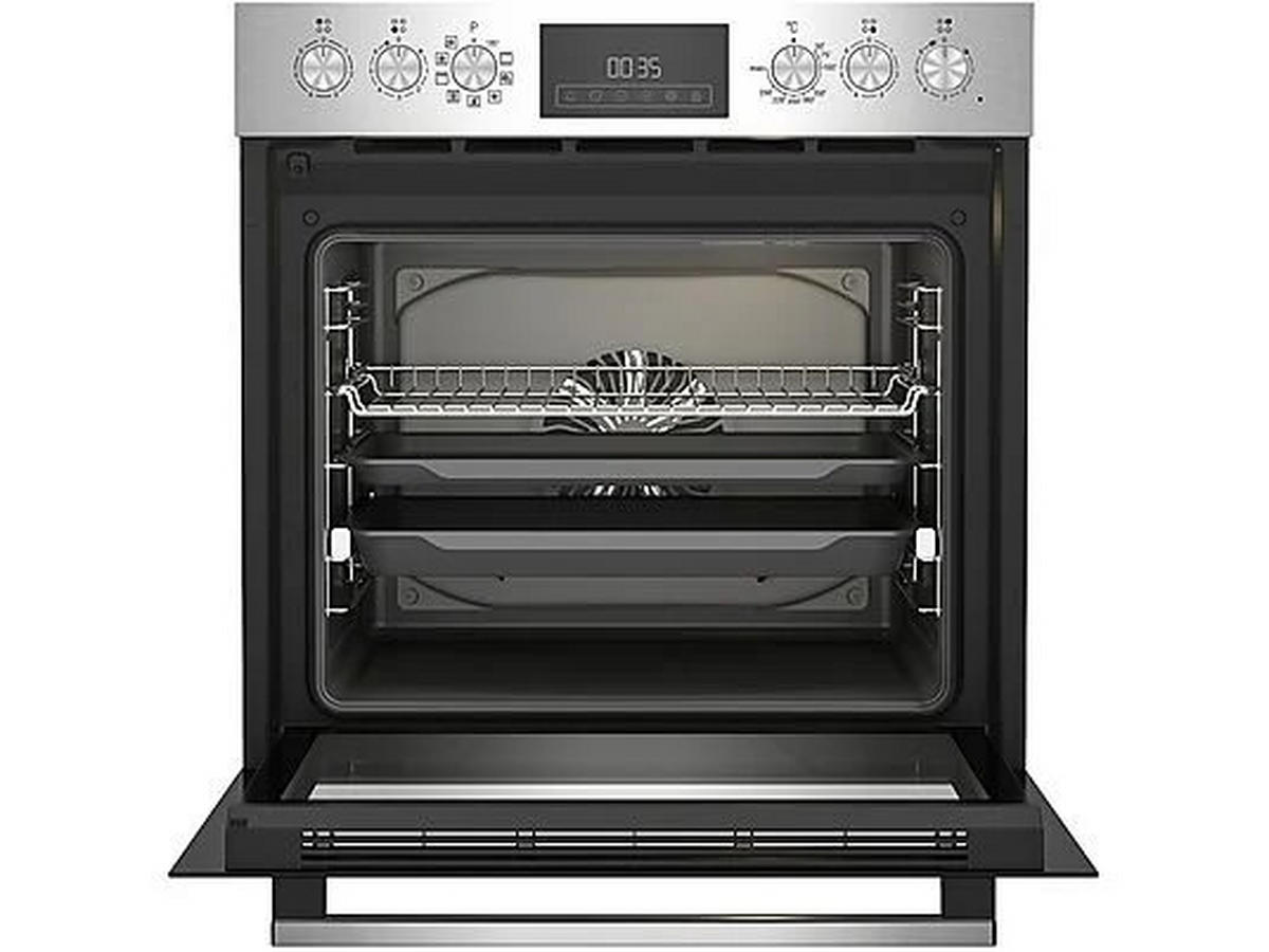 HERDSET HE64090XR  - Edelstahlfarben/Schwarz, Basics, Metall (59,4/59,5/56,7cm) - Elektra Bregenz