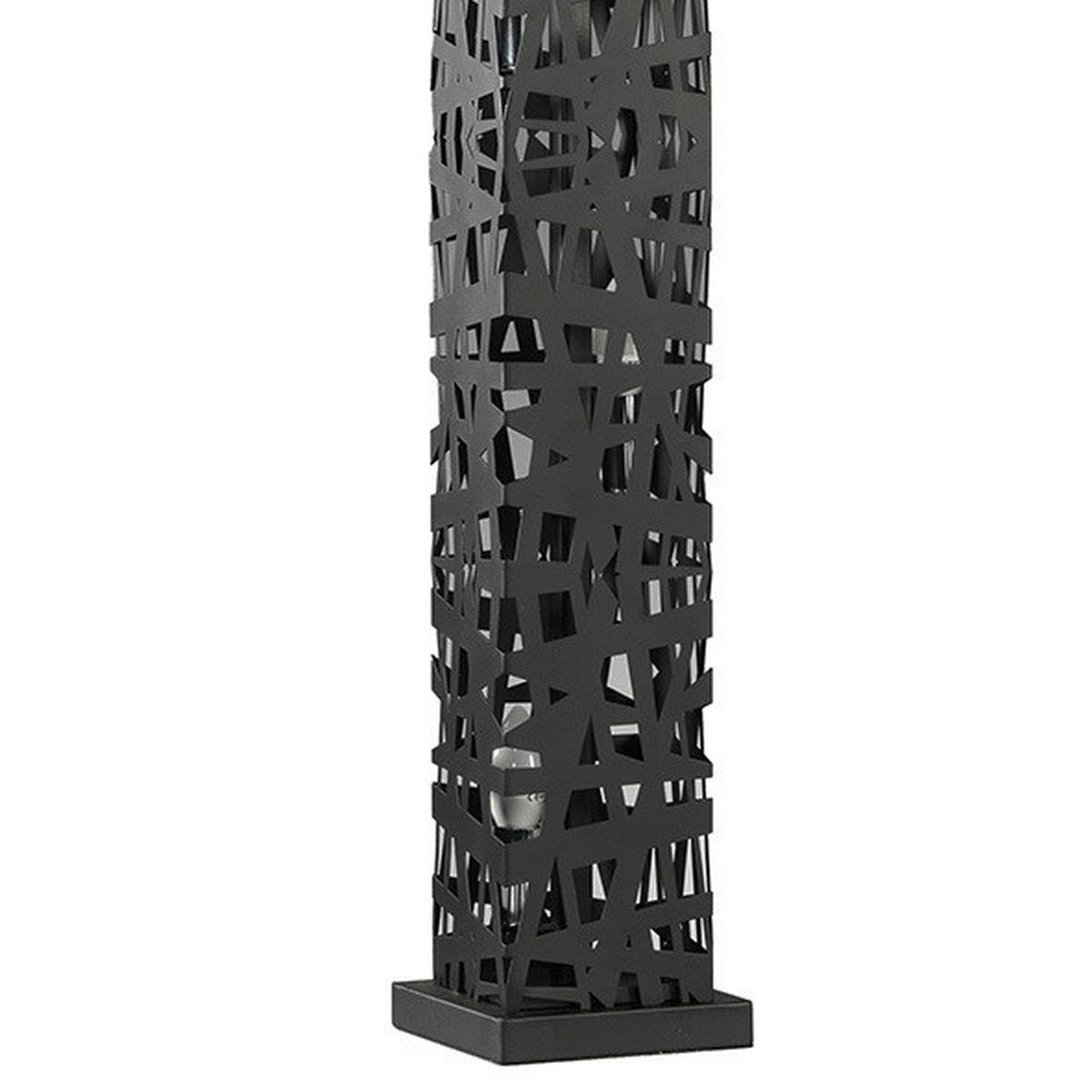 STEHLEUCHTE 22/103 cm    - Brombeere/Schwarz, Design, Metall (22/103cm)
