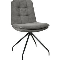 STUHL - Schwarz/Grau, Design, Textil/Metall (49/90/68cm) - Johann Jakob