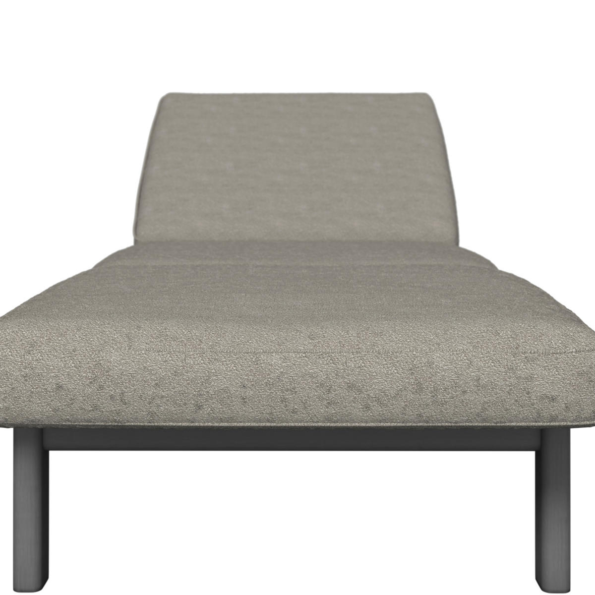 SONNENLIEGE 205/38,5/80 cm Esche  - Taupe/Anthrazit, ROMANTIK / LANDHAUS, Holz/Textil (205/38,5/80cm) - Dieter Knoll