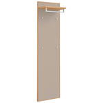 GARDEROBENPANEEL  in 44/183/29 cm  - Sandfarben/Eiche Bianco, Design, Holz/Holzwerkstoff (44/183/29cm) - Novel