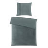 BETTWÄSCHE Waffelpiqué 135/200 cm  - Dunkelgrün, Design, Textil (135/200cm) - Novel