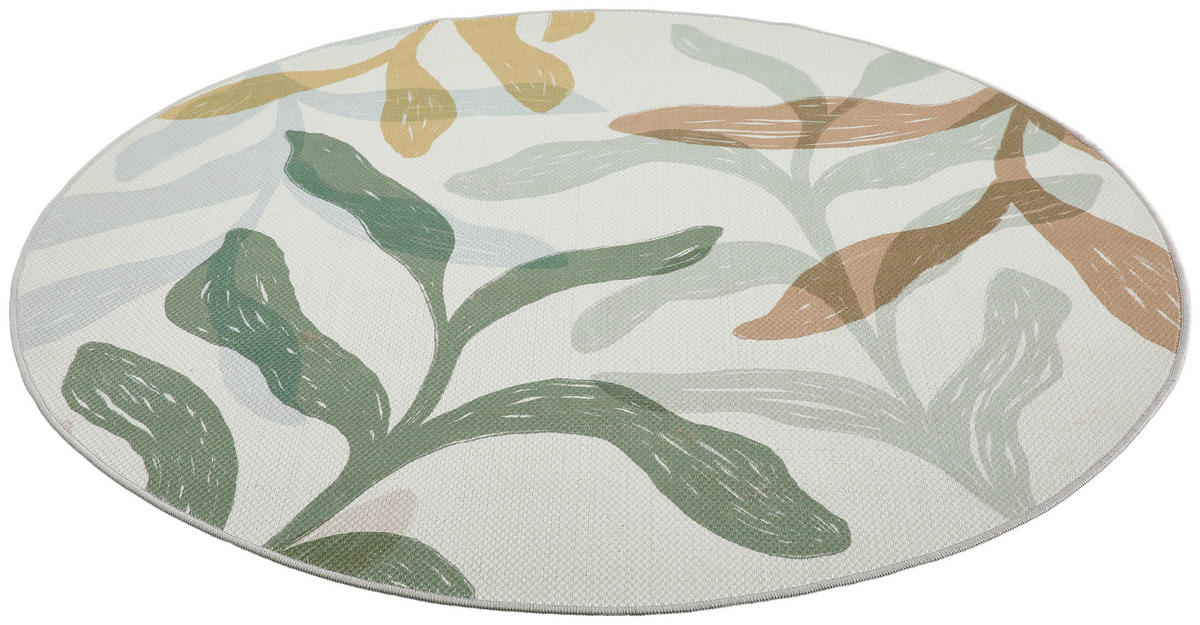 OUTDOORTEPPICH  für Terrasse und Balkon 120 cm Multicolor  - Multicolor, Design, Textil (120cm) - Novel