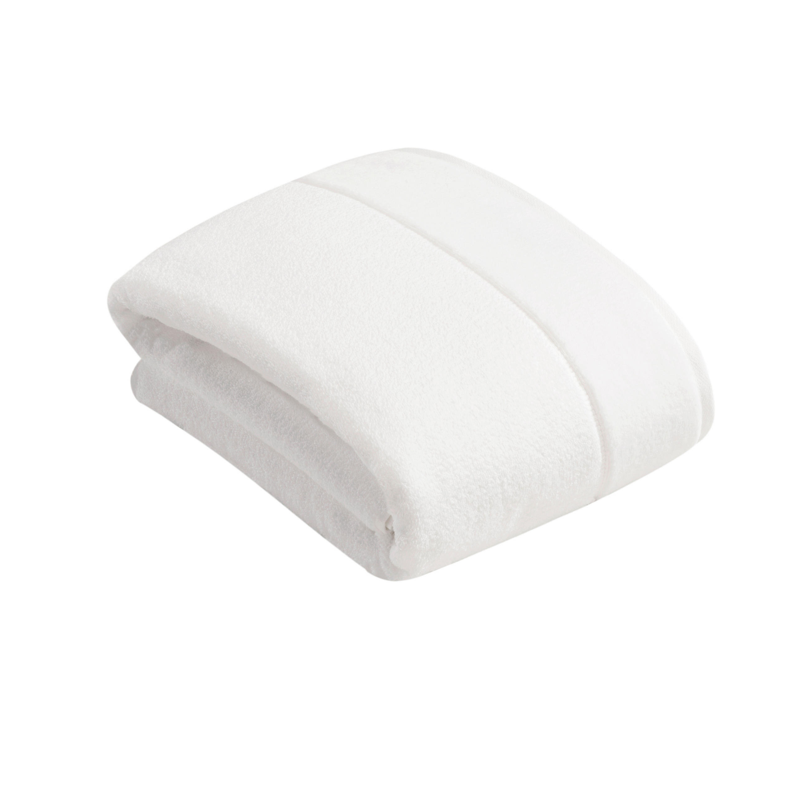BADETUCH Pure 100/150 cm  - Weiß, Basics, Textil (100/150cm) - Vossen