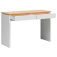 SCHMINKTISCH 120/42/78 cm, Weiß, Eiche Artisan  - Weiß/Eiche Artisan, MODERN, Holzwerkstoff (120/42/78cm) - Xora