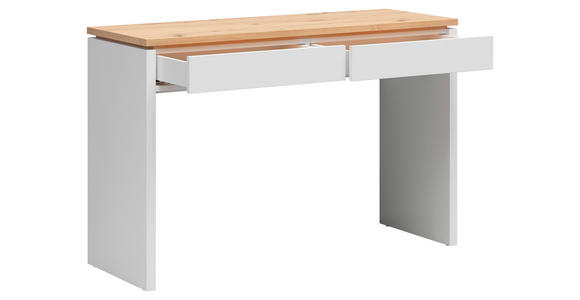 SCHMINKTISCH 120/42/78 cm, Weiß, Eiche Artisan  - Weiß/Eiche Artisan, MODERN, Holzwerkstoff (120/42/78cm) - Xora