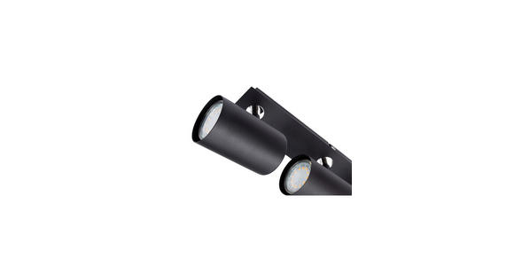 STRAHLER 40/7/15 cm - Schwarz, Basics, Metall (40/7/15cm) - Novel