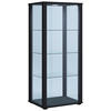VITRINE in Schwarz  - Schwarz, MODERN, Glas/Holzwerkstoff (50/114,5/38cm) - MID.YOU