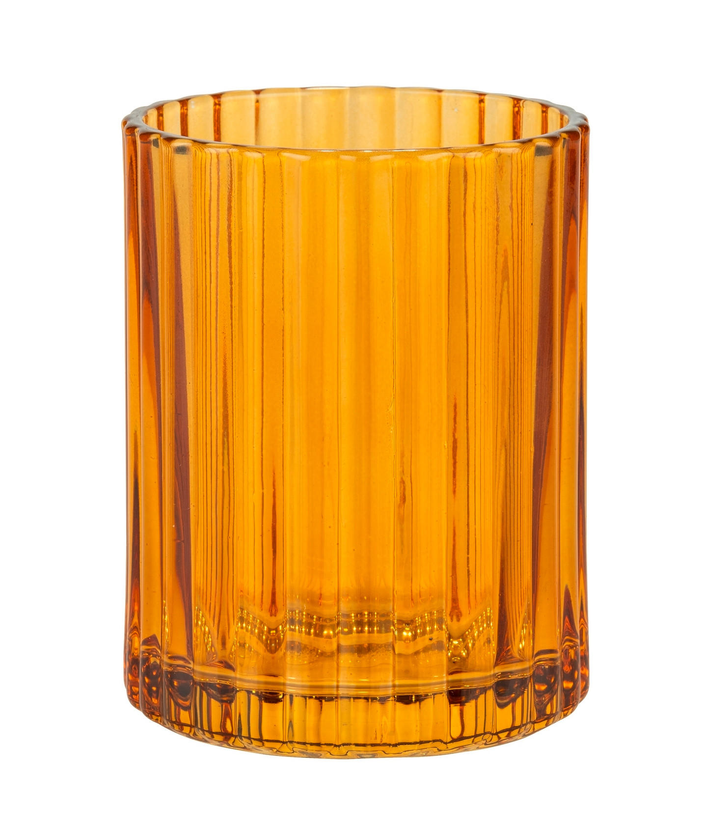 ZAHNPUTZBECHER Glas  - Braun, Basics, Glas (7,7/10/7,7cm) - Wenko