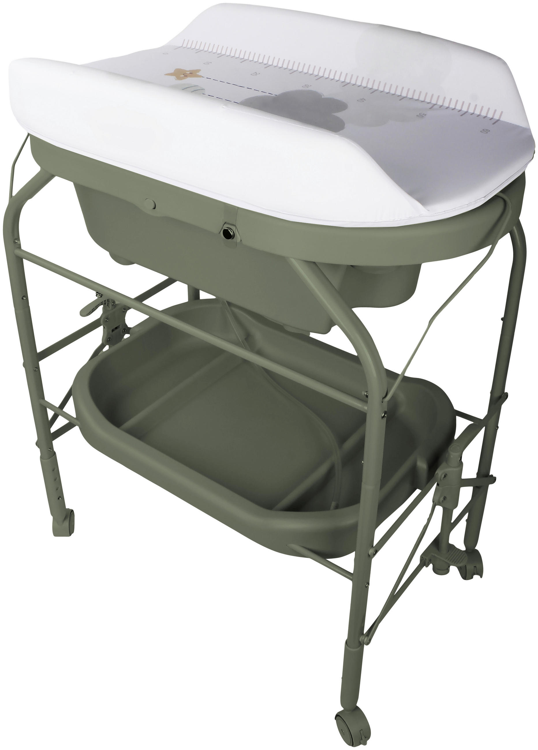 BABYBADEWANNE  - Grün, Basics, Holzwerkstoff/Kunststoff (81/108/51cm) - My Baby Lou
