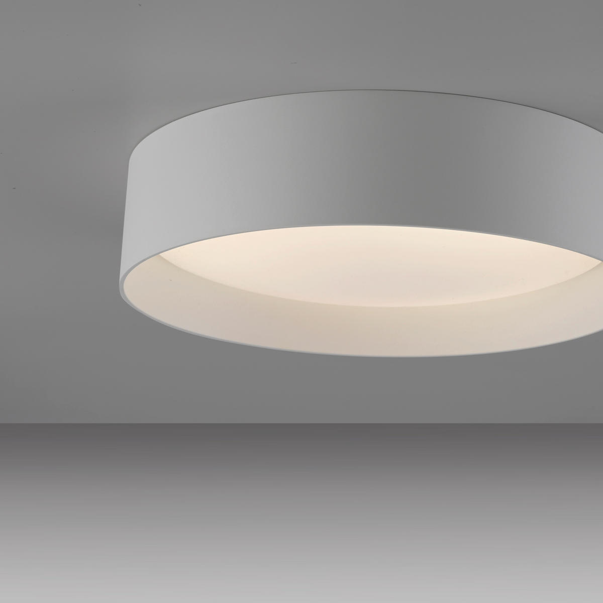 LED-DECKENLEUCHTE 28,5/28,5/7 cm   - Weiß, KONVENTIONELL, Kunststoff/Metall (28,5/28,5/7cm) - Schöner Wohnen