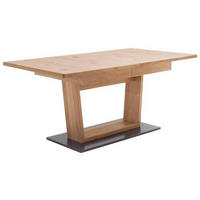 MATBORD i trä, trämaterial 180-280/100/77 cm   - svart/ekfärgad, Design, trämaterial/trä (180-280/100/77cm) - Livetastic