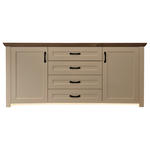 SIDEBOARD Creme, Eichefarben  200/79/43 cm  - Eichefarben/Creme, LIFESTYLE, Holz/Holzwerkstoff (200/79/43cm) - Landscape
