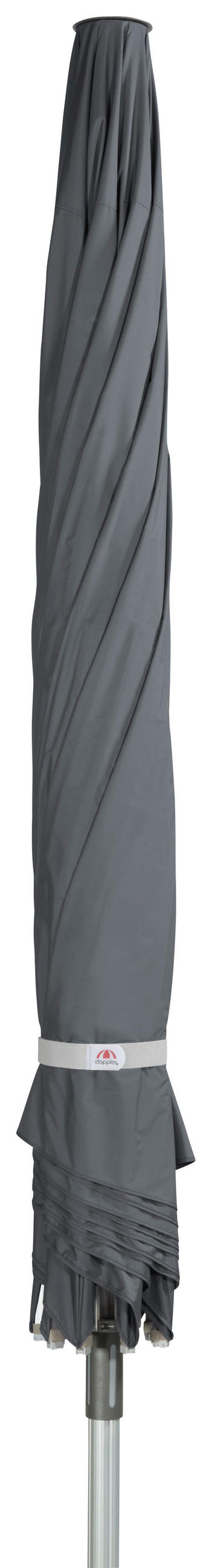 SONNENSCHIRM 500 cm Anthrazit  - Anthrazit/Alufarben, Basics, Textil/Metall (500/500cm) - Doppler