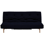 SCHLAFSOFA in Holz, Metall, Textil Schwarz - Eichefarben/Schwarz, Design, Holz/Textil (200/86/97cm) - Innovation