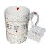 KAFFEEBECHER 250 - Rot/Goldfarben, KONVENTIONELL, Keramik (7,5/10cm) KAFFEEBECHER 250 - Rot/Goldfarben, KONVENTIONELL, Keramik (7,5/10cm)