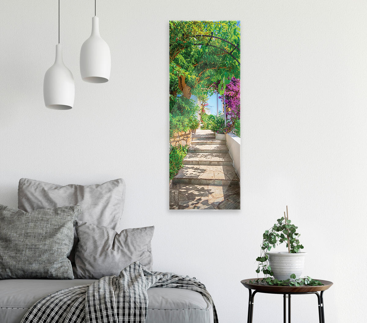 GLASBILD Landschaft & Natur  - Multicolor, Natur, Glas (30/80/1,40cm) - Euroart