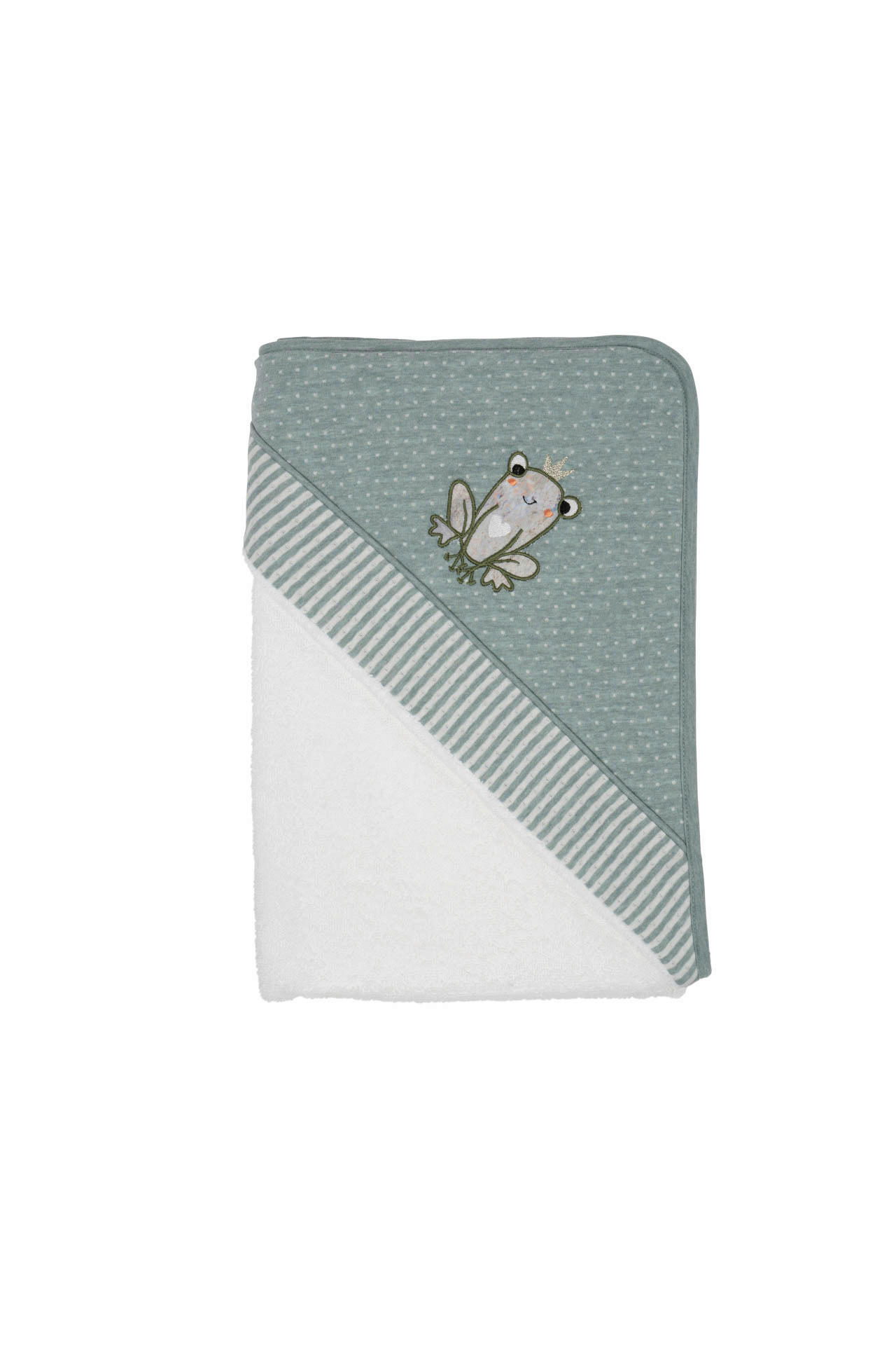 KAPUZENBADETUCH 100/100 cm    - Hellgrün, Basics, Textil (100/100cm) - Bebe's Collection