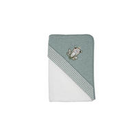 KAPUZENBADETUCH 100/100 cm    - Hellgrün, Basics, Textil (100/100cm) - Bebe's Collection