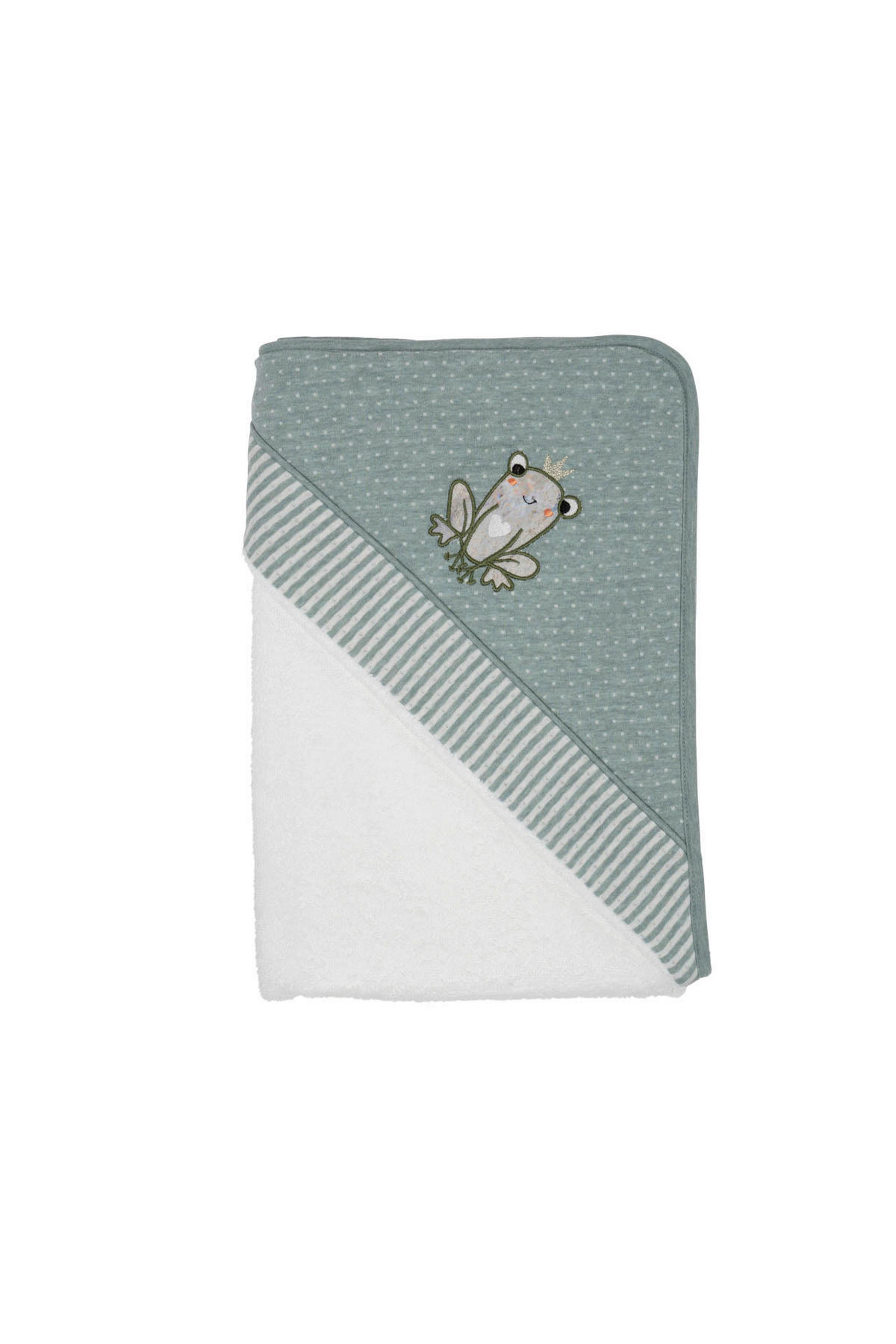 KAPUZENBADETUCH 100/100 cm    - Hellgrün, Basics, Textil (100/100cm) - Bebe's Collection