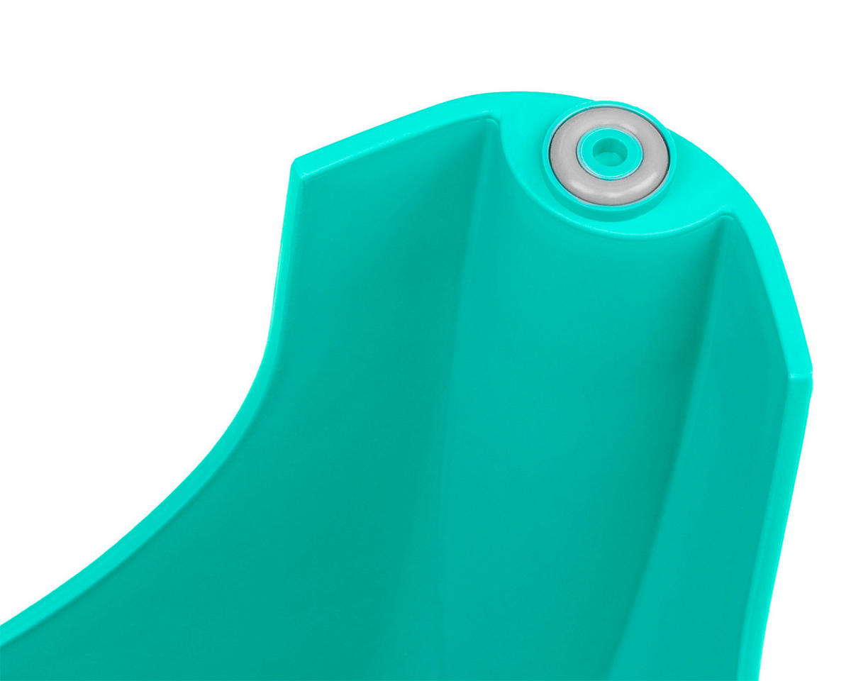 TRITTHOCKER  - Türkis, Basics, Kunststoff (44/23,5/31cm)