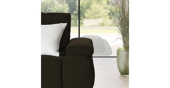 ECKSOFA in Struktur Anthrazit  233/313 cm  - Anthrazit/Schwarz, Design, Kunststoff/Textil (233/313cm) - Emilio Belluti