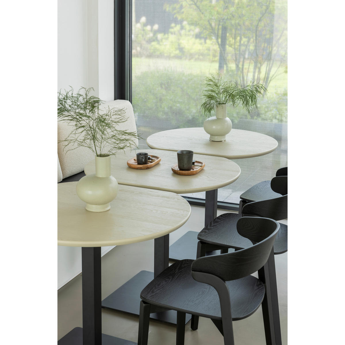 STUHL-SET 2 Stück abwischbar   - Schwarz, Design, Holz (52/75/49cm) - Livetastic