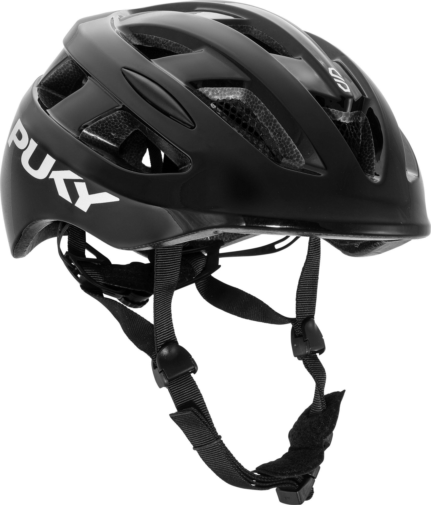 KINDERHELM Helm S  - Schwarz Hochglanz, Basics, Kunststoff (20/17/23cm) - PUKY