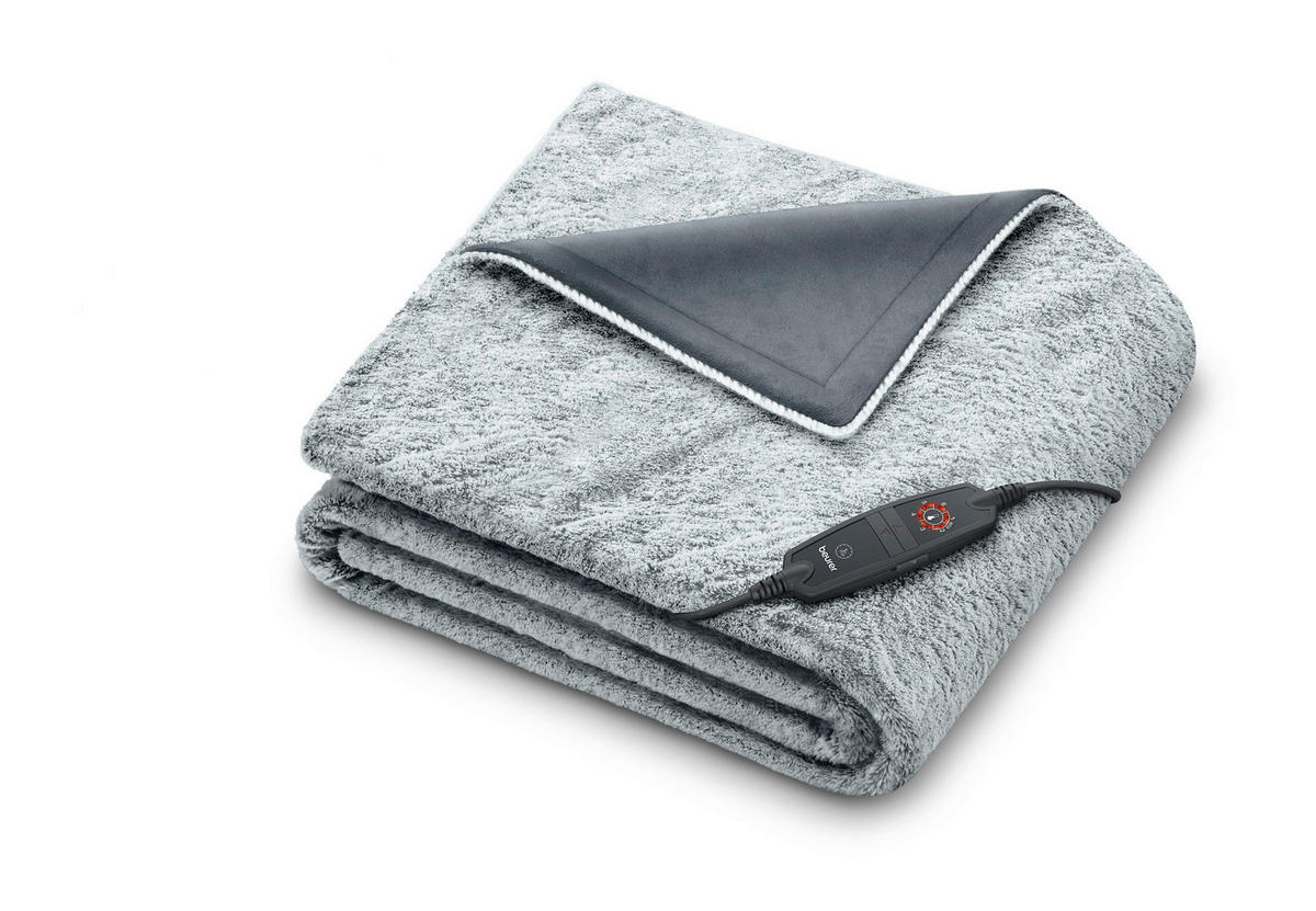 HEIZDECKE Green Planet 180/130 cm  - Grau, Kunststoff (180/130cm)