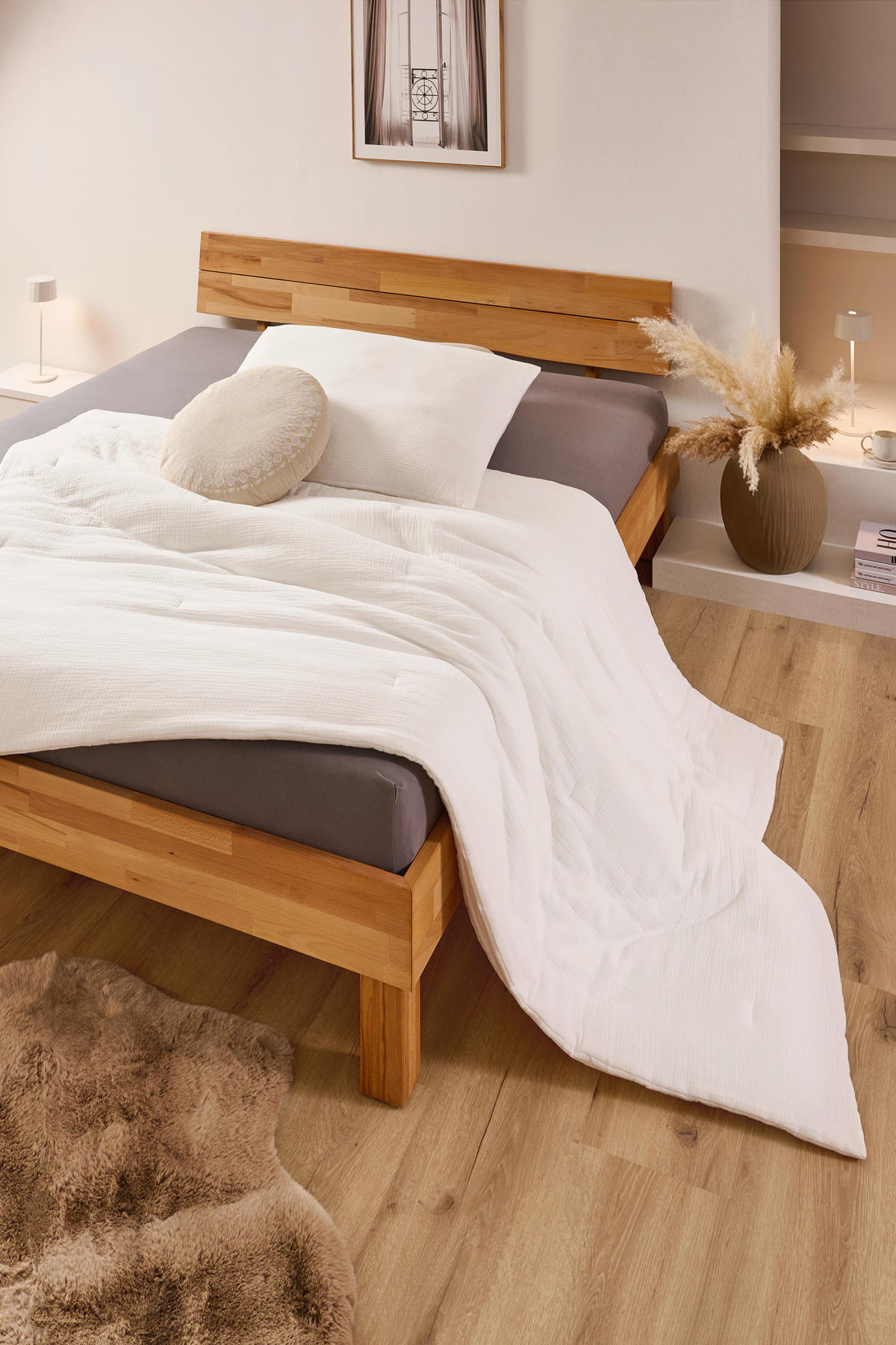 BETTENSET 140/200 cm  - Weiß, Basics, Textil (140/200cm) - Sleeptex
