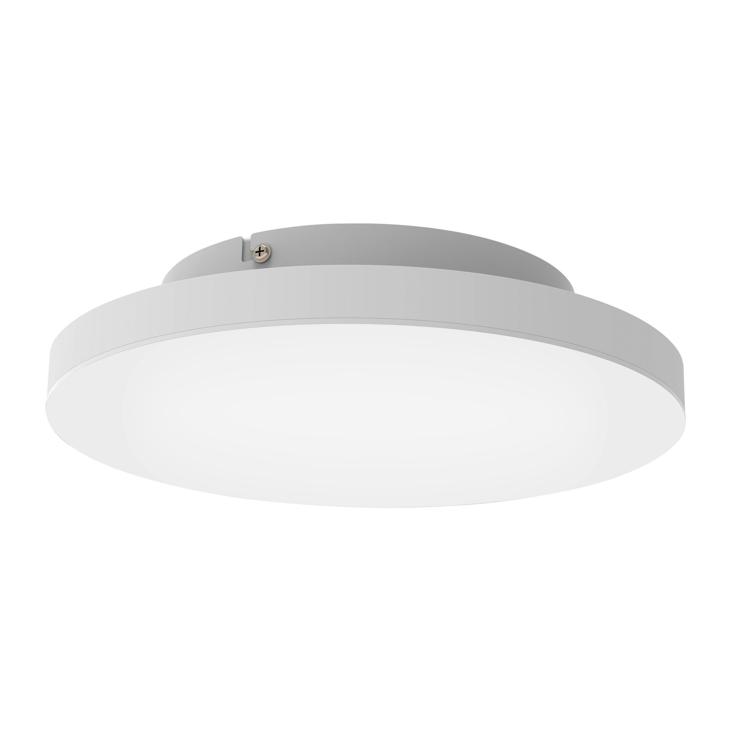 LED-DECKENLEUCHTE Turcona-Z  Smart 30/6 cm   - Weiß, Design, Kunststoff/Metall (30/6cm) - Eglo