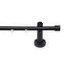 VORHANGSTANGE  100 cm  - Schwarz, KONVENTIONELL, Metall (100cm)
