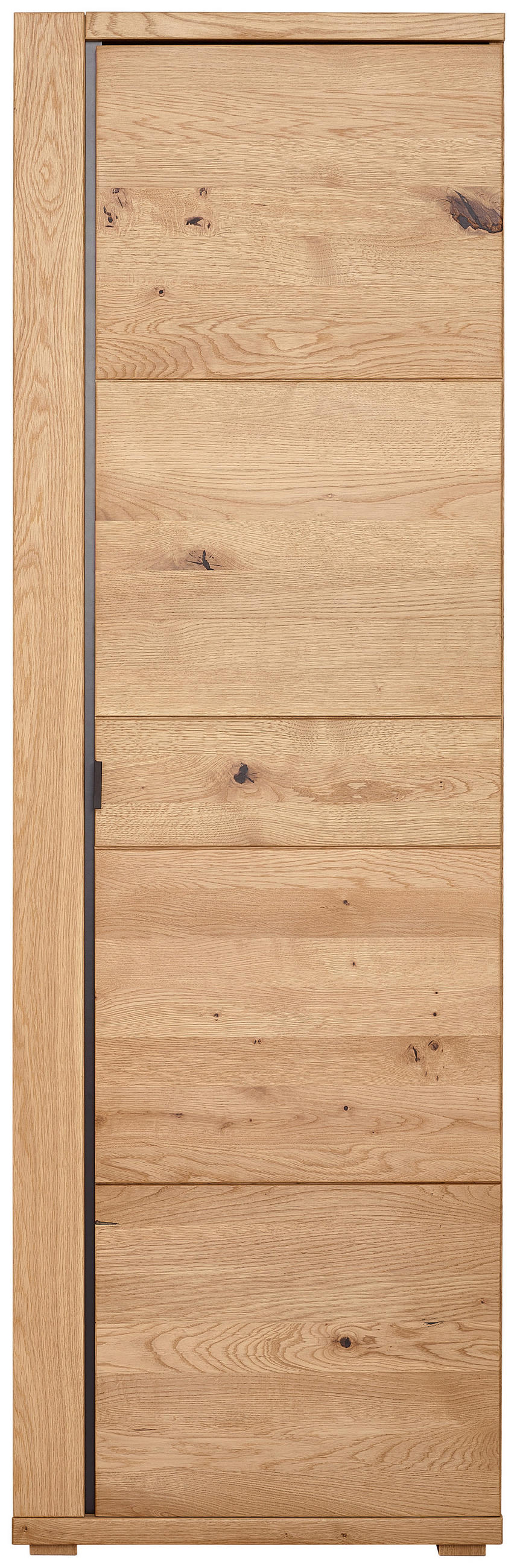 GARDEROBENSCHRANK  in 62/196/38 cm  - Wildeiche/Anthrazit, Natur, Holz/Holzwerkstoff (62/196/38cm) - Linea Natura