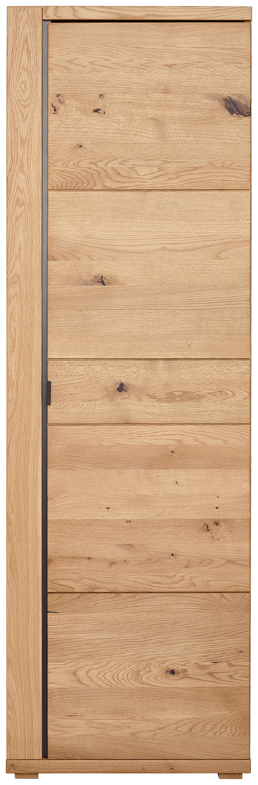 GARDEROBENSCHRANK  in 62/196/38 cm  - Wildeiche/Anthrazit, Natur, Holz/Holzwerkstoff (62/196/38cm) - Linea Natura