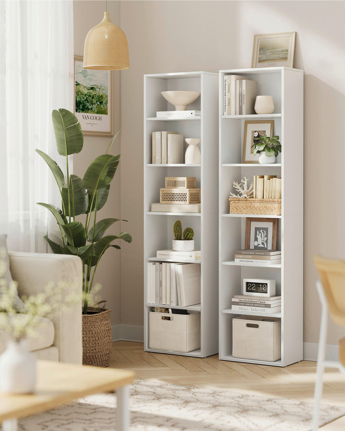 REGAL Weiß  - Weiß, Basics, Holzwerkstoff (40/178,5/24cm) - Boxxx