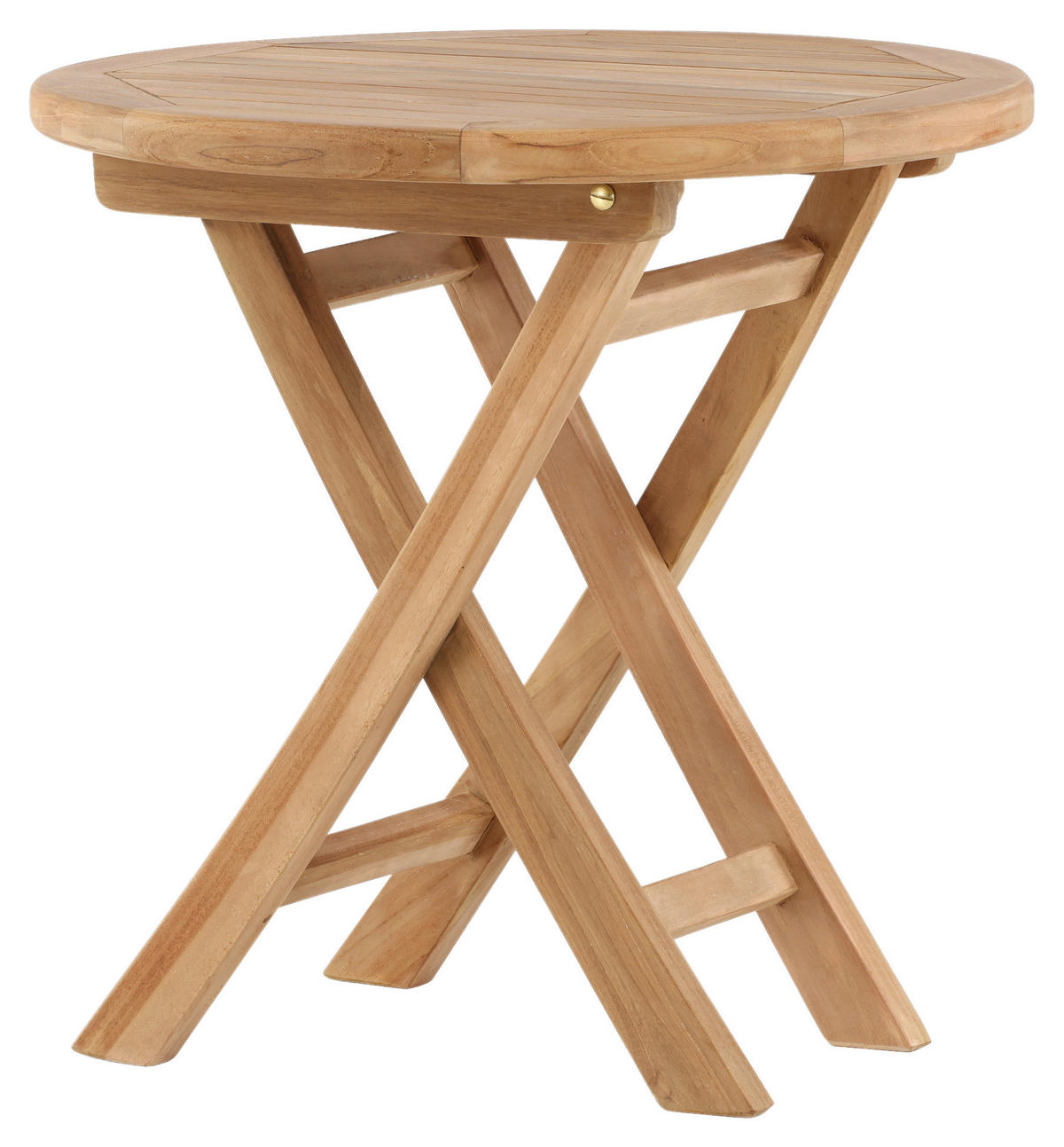 GARTENBEISTELLTISCH 50/50/50 cm  - Teakfarben, KONVENTIONELL, Holz (50/50/50cm) - Gardenson