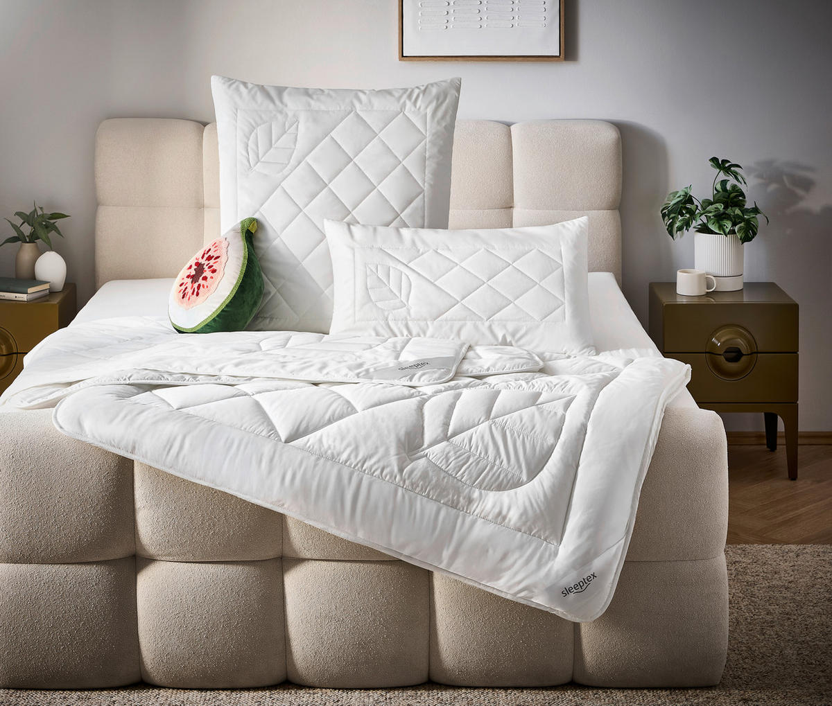 SOMMERDECKE  Sedona  135/200 cm   - Weiß, KONVENTIONELL, Textil (135/200cm) - Sleeptex