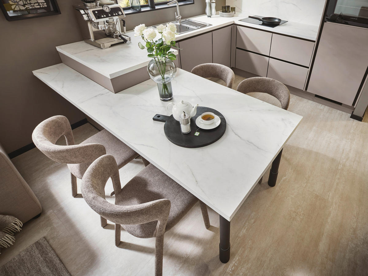 EINBAUKÜCHE   - Grau, Design, Holzwerkstoff - Xora