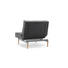 SESSEL Schwarz - Silberfarben/Schwarz, Design, Holz/Textil (90/79/115cm) - Innovation