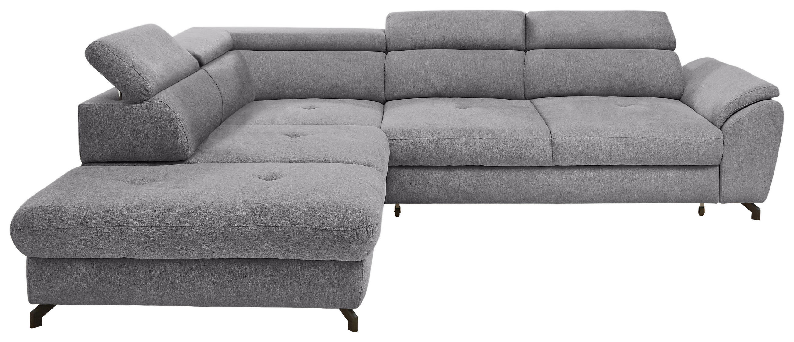 Stylife ROHOVÁ SEDAČKA, textil, světle šedá