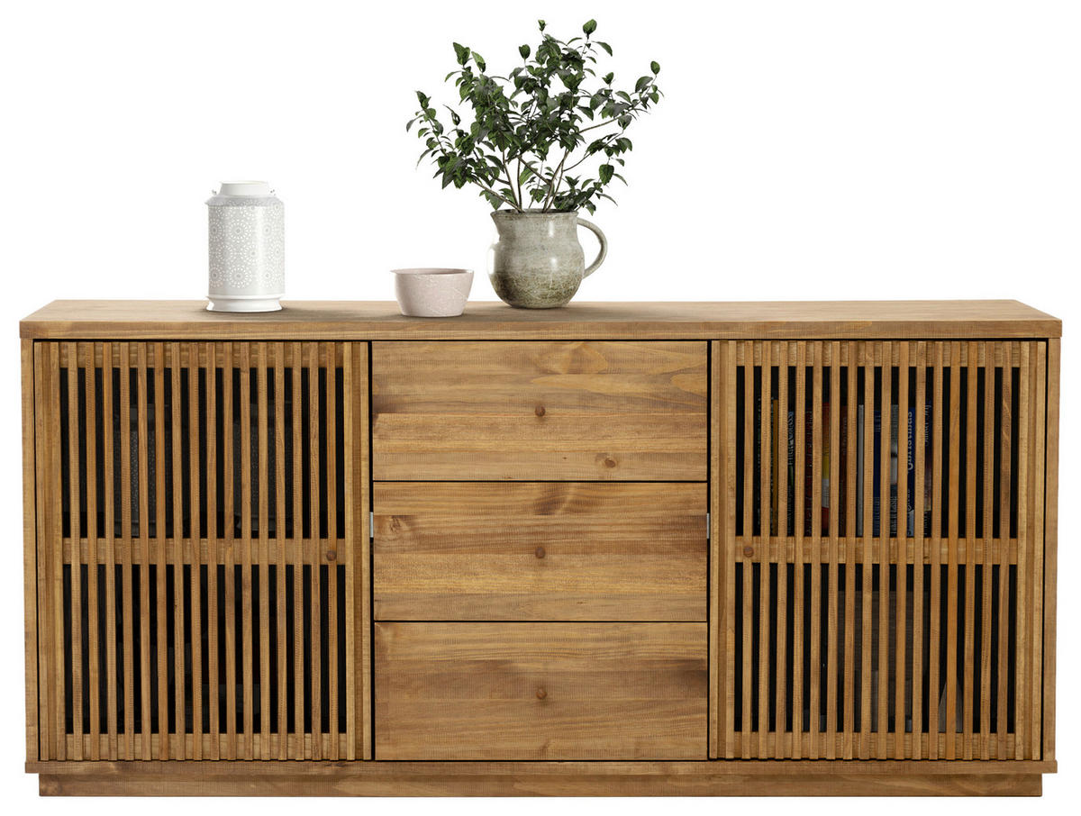 SIDEBOARD  in 182/84/50 cm  - Eichefarben, MODERN, Holz/Holzwerkstoff (182/84/50cm) - MID.YOU